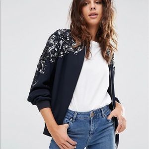 ASOS Embellished Trophy Bomber